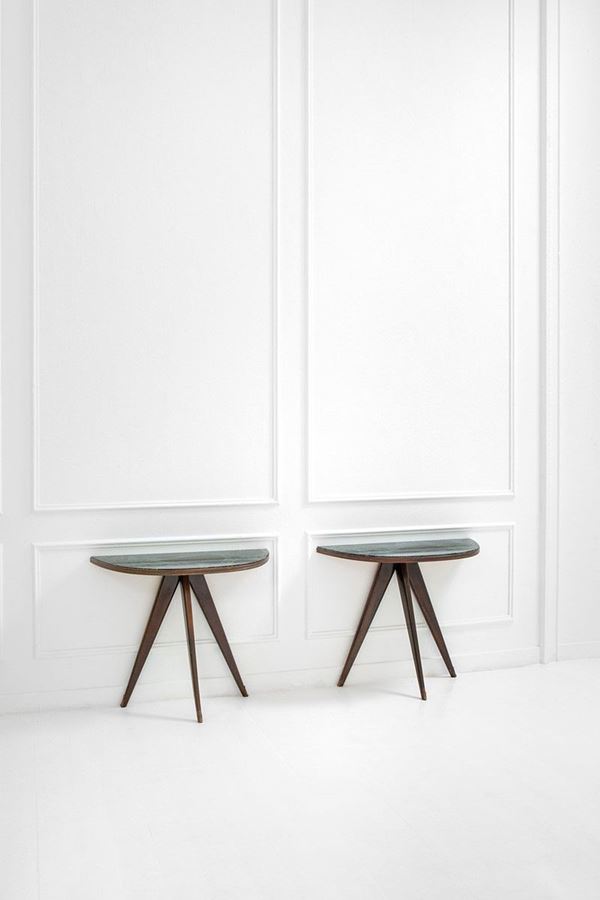 Coppia di consoles
Legno, mar