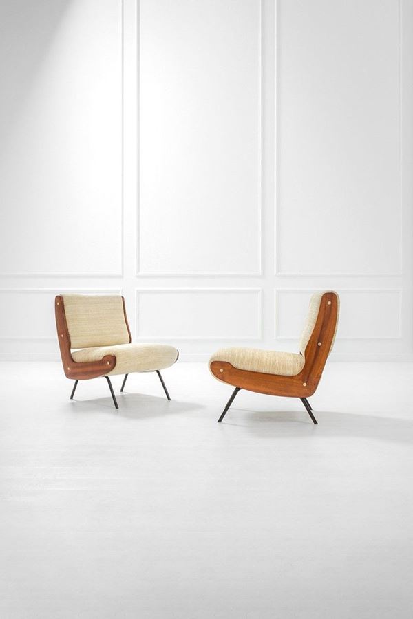 Gianfranco Frattini : Coppia di poltrone mod. 836
L  - Asta Design, Winter Sale - Incanto Casa d'Aste e Galleria