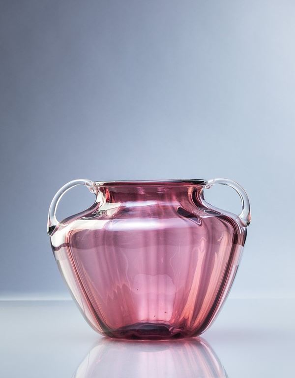 Murano - Vaso in vetro ametista