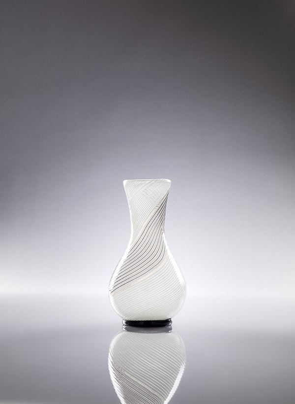Dino Martens - Vaso in vetro a canne