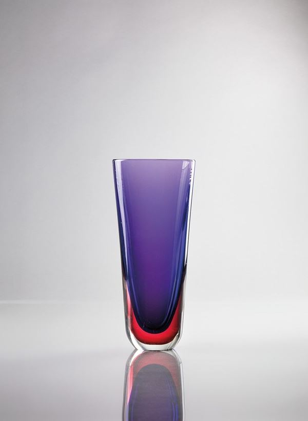 Flavio Poli - Vaso mod. 9822 in vetro sommerso