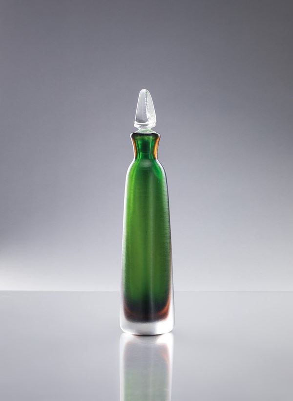 Paolo Venini - Bottiglia della serie Bottiglie incise