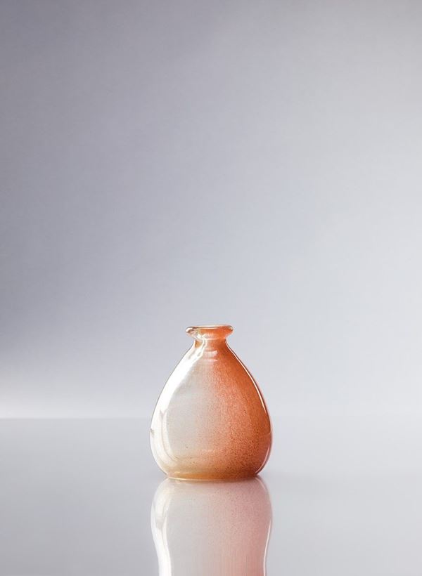 Archimede Seguso - Vaso della serie Polvere Oro