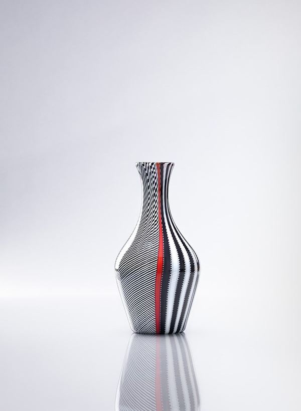 Gianni Versace : Vaso Smoking  - Asta Vetri di Murano - Incanto Casa d'Aste e Galleria