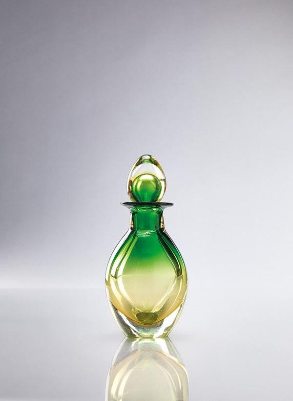 Archimede Seguso - Bottiglia in vetro sommerso