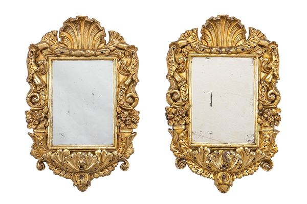 Due Appliques dorate, fine XVIII secolo.  - Auction Antiques and Decorative Arts - Incanto Casa d'Aste e Galleria