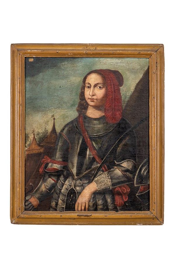 Dipinto, Giovanna d&#39;Arco, Scuola Francese del XVII secolo  - Asta Antiquariato e Arti Decorative - Incanto Casa d'Aste e Galleria