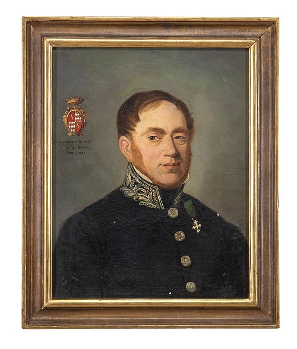 Ritratto di Aloysivs Alfassi Grimaldi, Scuola italiana del XIX secolo.