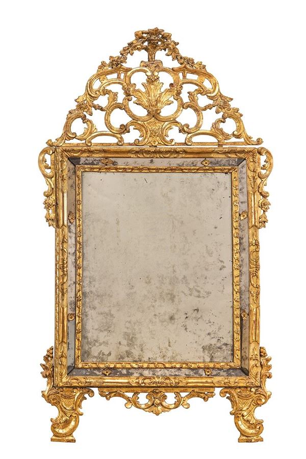 Specchiera Piemontese XVIII secolo.  - Asta Antiquariato e Arti Decorative - Incanto Casa d'Aste e Galleria