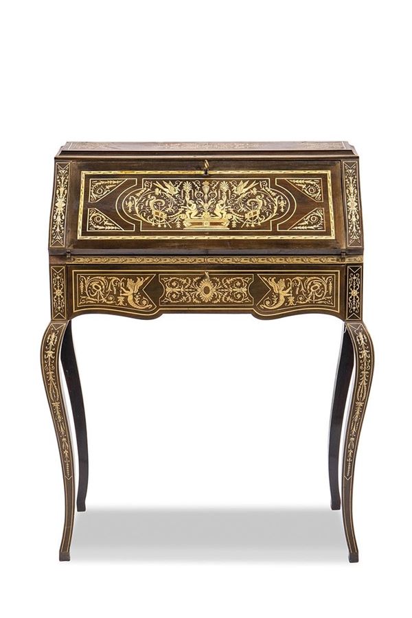 Scrittoio lombardo da centro, XX secolo  - Auction Antiques and Decorative Arts - Incanto Casa d'Aste e Galleria