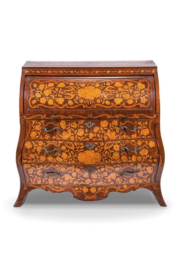 Ribalta a rullo, Olanda XVIII secolo  - Auction Antiques and Decorative Arts - Incanto Casa d'Aste e Galleria