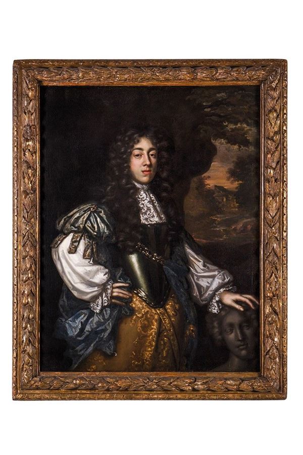 Peter Lely (attr.) - Dipinto, Ritratto di gentiluomo.