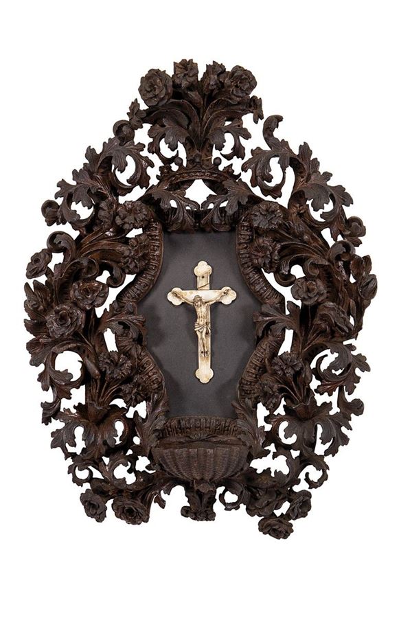 Acquasantiera, XIX secolo  - Asta Antiquariato e Arti Decorative - Incanto Casa d'Aste e Galleria
