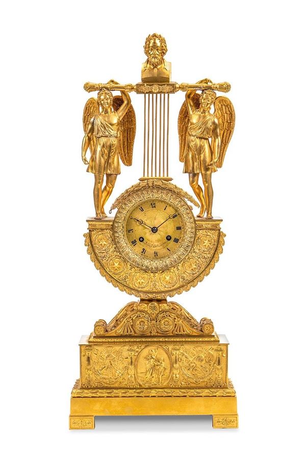 Orologio in bronzo, XIX secolo