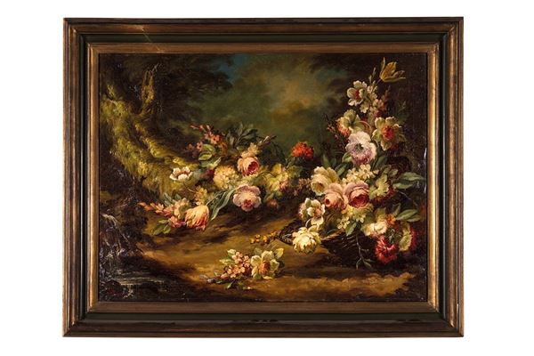 Cesare Reduzzi : Dipinto, Natura morta  - Asta Antiquariato e Arti Decorative - Incanto Casa d'Aste e Galleria