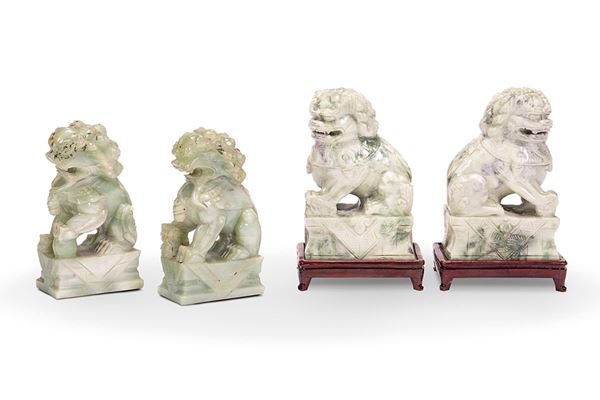 Due coppie di cani Pho  - Auction Antiques and Decorative Arts - Incanto Casa d'Aste e Galleria