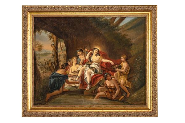 Dipinto, Riposo di Diana durante la caccia, Pittore francese del XIX secolo