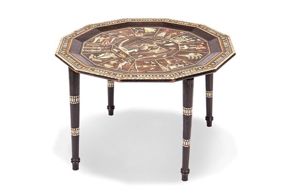 Tavolino basso intarsiato  - Auction Antiques and Decorative Arts - Incanto Casa d'Aste e Galleria