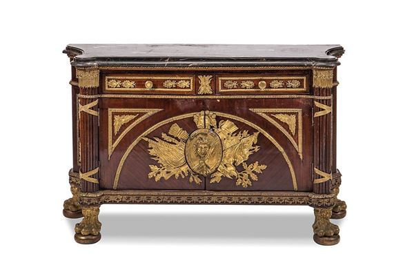 Credenza in stile Impero, XX secolo  - Asta Antiquariato e Arti Decorative - Incanto Casa d'Aste e Galleria