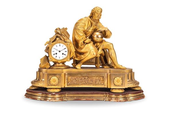 Orologio in bronzo, XIX secolo