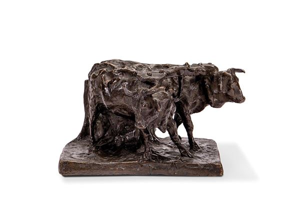 Bronzo raffigurante bue  - Auction Antiques, Works of Art and Decorative Objects - Incanto Casa d'Aste e Galleria