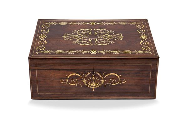 Scrivania da viaggio, Francia, Carlo X  - Auction Antiques and Decorative Arts - Incanto Casa d'Aste e Galleria