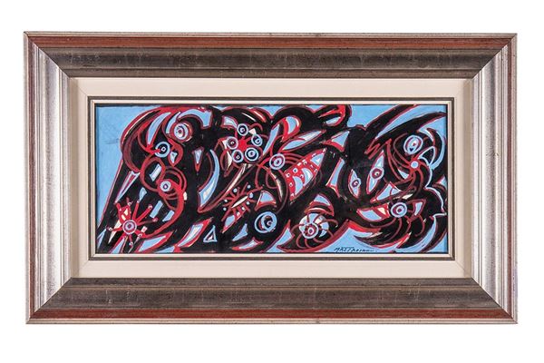 Umberto Mastroianni : Dipinto, Astratto, XX secolo  - Asta Antiquariato e Arti Decorative - Incanto Casa d'Aste e Galleria
