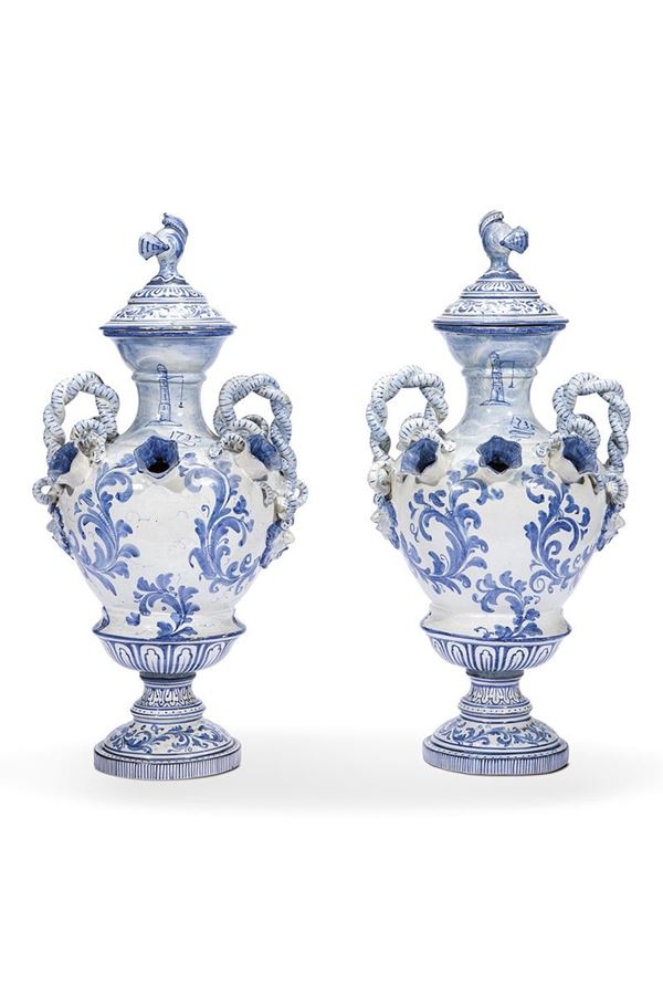 Due grandi tulipaniere  - Auction Antiques and Decorative Arts - Incanto Casa d'Aste e Galleria