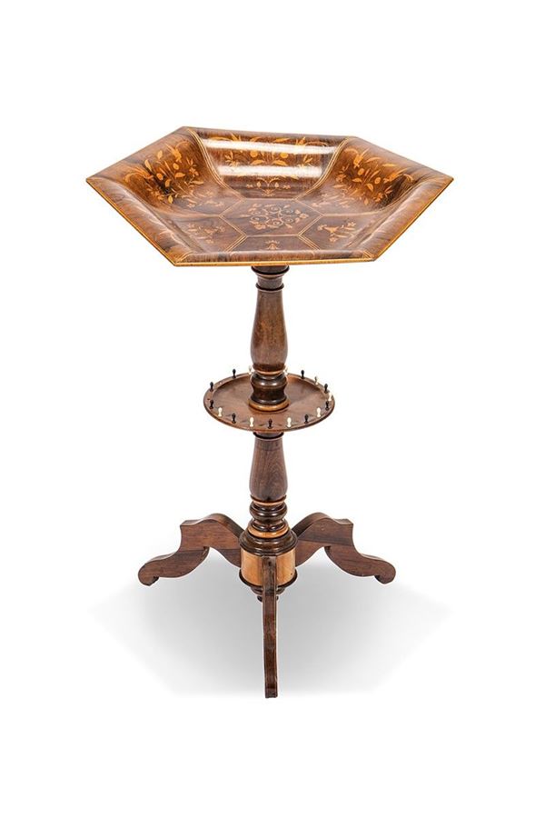 Piccolo gueridon svuota tasche, XIX secolo  - Asta Antiquariato, Sessione 2 - II - Incanto Casa d'Aste e Galleria