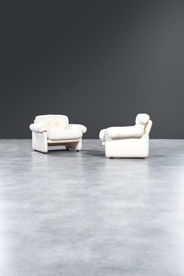 Tobia Scarpa - Coppia di poltrone mod. Coronado