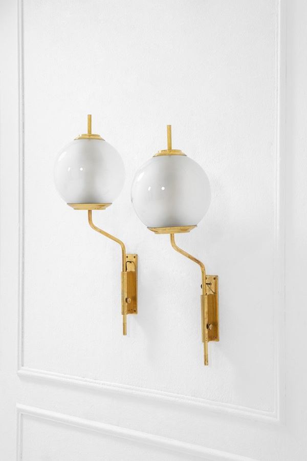 Luigi Caccia Dominioni - Coppia di lampade da parete mod. LP11