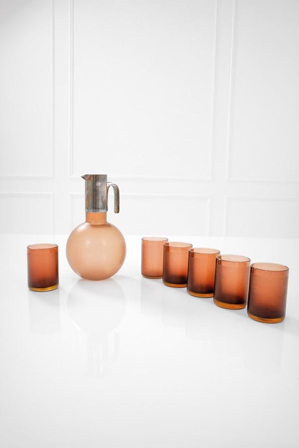 Massimo Vignelli - Caraffa e sei bicchieri