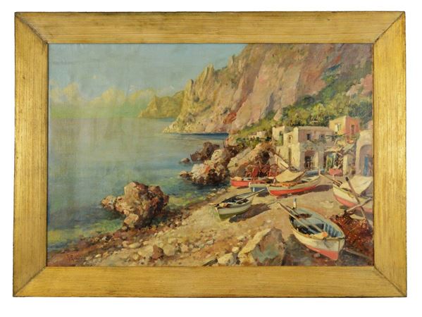 R. Ruggiero - Paesaggio dalla spiaggia