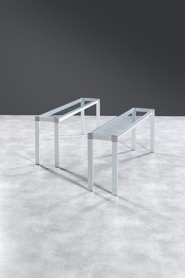 Gae Aulenti - Coppia di consoles