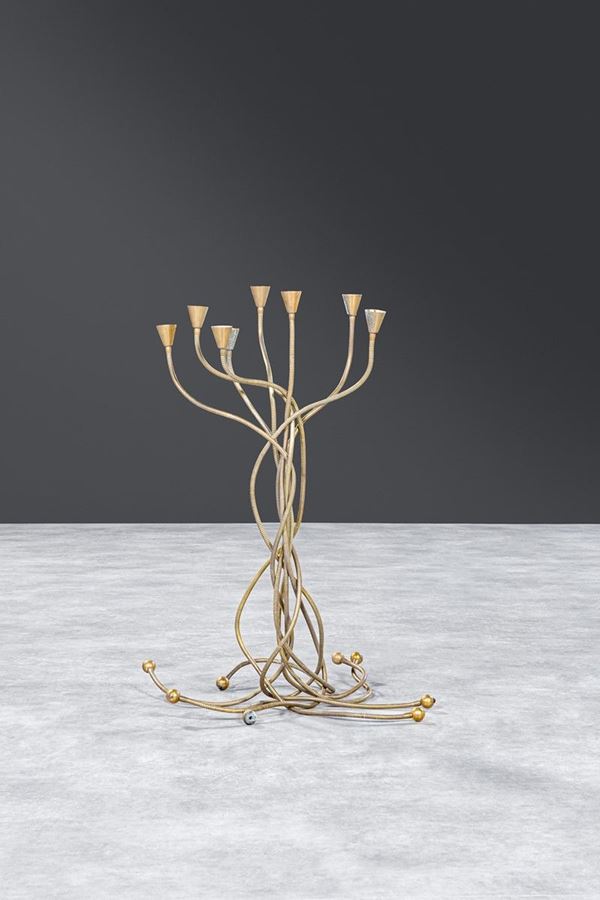 Catellani &amp; Smith - Grande candelabro da terra mod. Kyrie Eleison