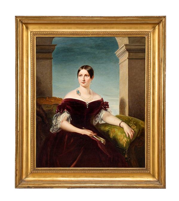 William Gush - Dipinto, La Duchessa di Ascoli, Pittore del XIX secolo