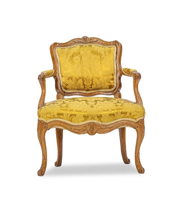 Poltrona cabriolet, XVIII secolo  - Asta Antiquariato, Sessione 2 - II - Incanto Casa d'Aste e Galleria