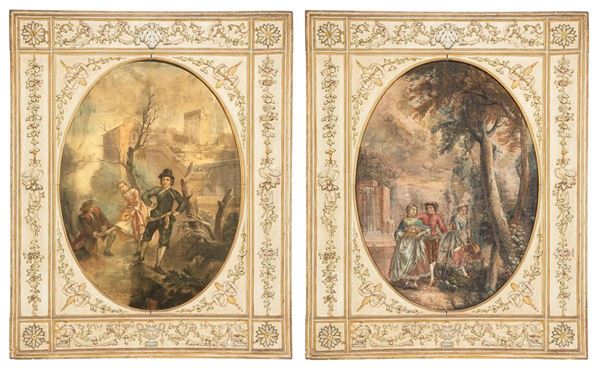  Dipinti, Scene galanti, Pittore del XVIII secolo