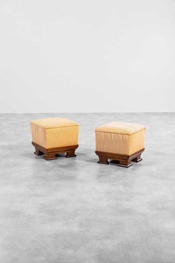 Coppia di pouf anni &#39;40