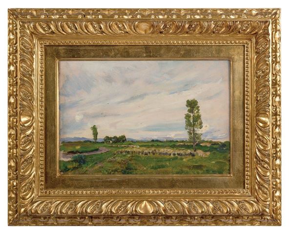 Arturo Conterno : Dipinto, Gregge  - Auction Antiques, Session 2 - II - Incanto Casa d'Aste e Galleria
