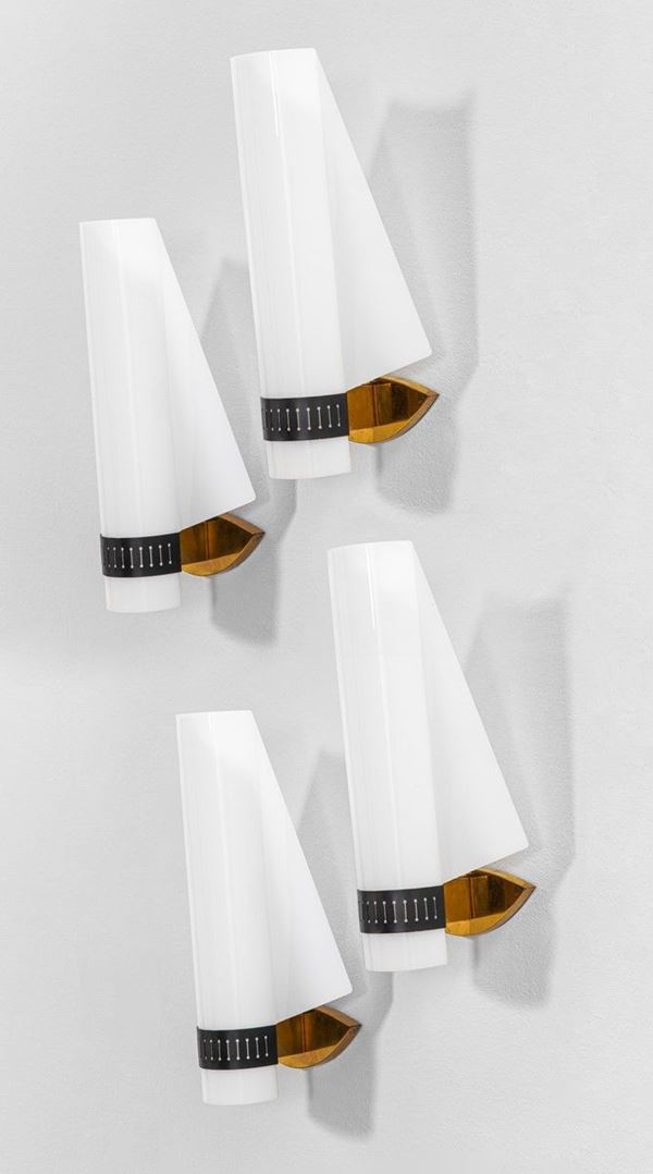 Stilnovo - Quattro grandi lampade da parete