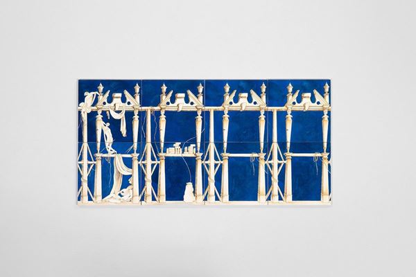 Gio Ponti - Otto piastrelle La Casa degli Efebi
