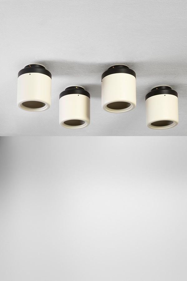 Gino Sarfatti - Quattro lampade a plafone mod. 3060