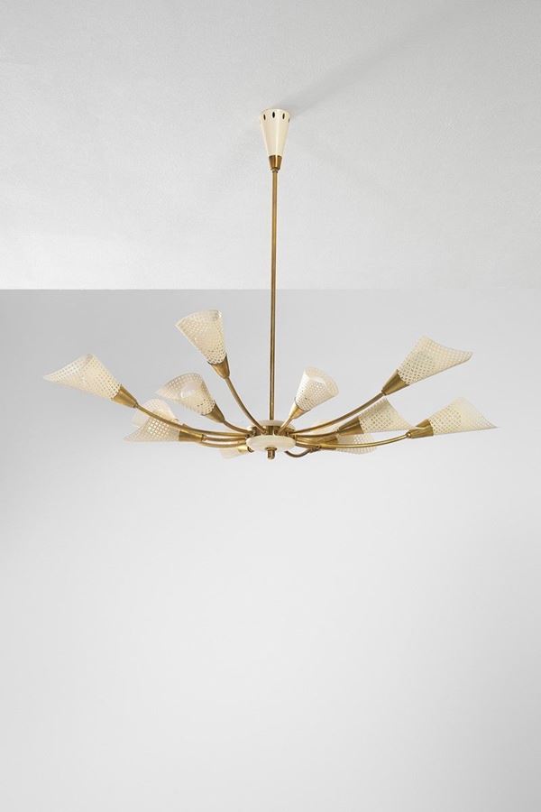 Lampadario a dodici lumi 1955 ca.