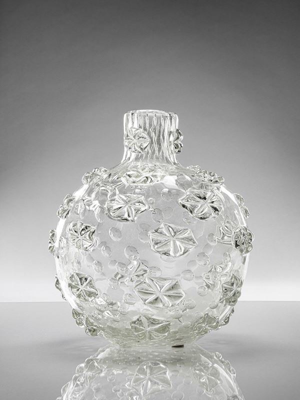 Ercole Barovier - Vaso della serie A Stelle