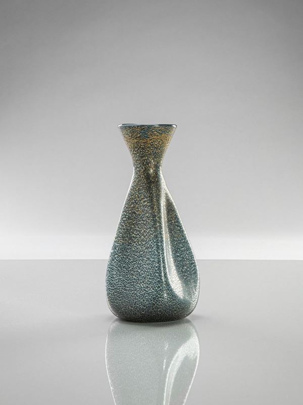 Ercole Barovier - Vaso della serie Barbarico Dorato