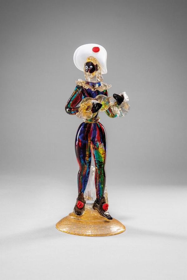 Fulvio Bianconi - Figurina di Arlecchino