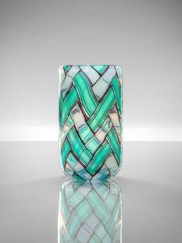 Ercole Barovier - Vaso della serie A Spina