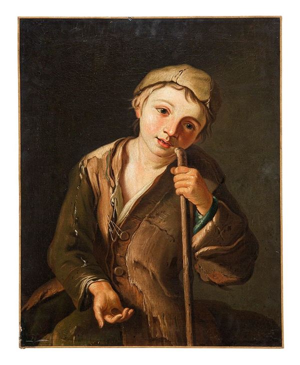 Giacomo Francesco Cipper detto il Todeschini - Dipinto, Piccolo mendicante