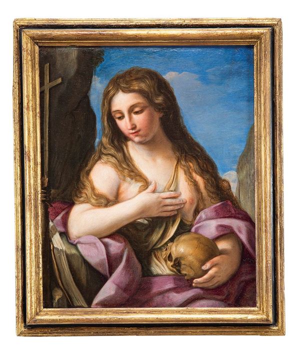 Giovanni Andrea  Sirani : Dipinto, Maddalena penitente  - Auction Antiques, Session 2 - II - Incanto Casa d'Aste e Galleria